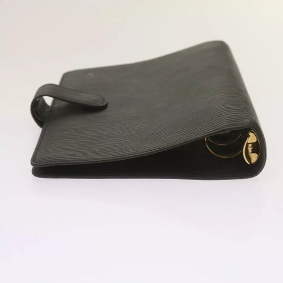 LOUIS VUITTON Epi Agenda MM Day Planner Cover Black R20042 LV Auth am5932 - Picture 5 of 16